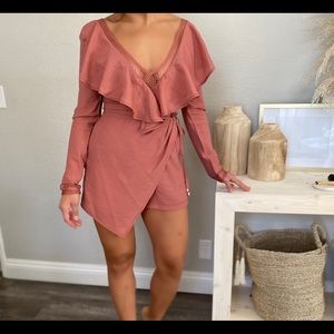 Dusty Rose Romper